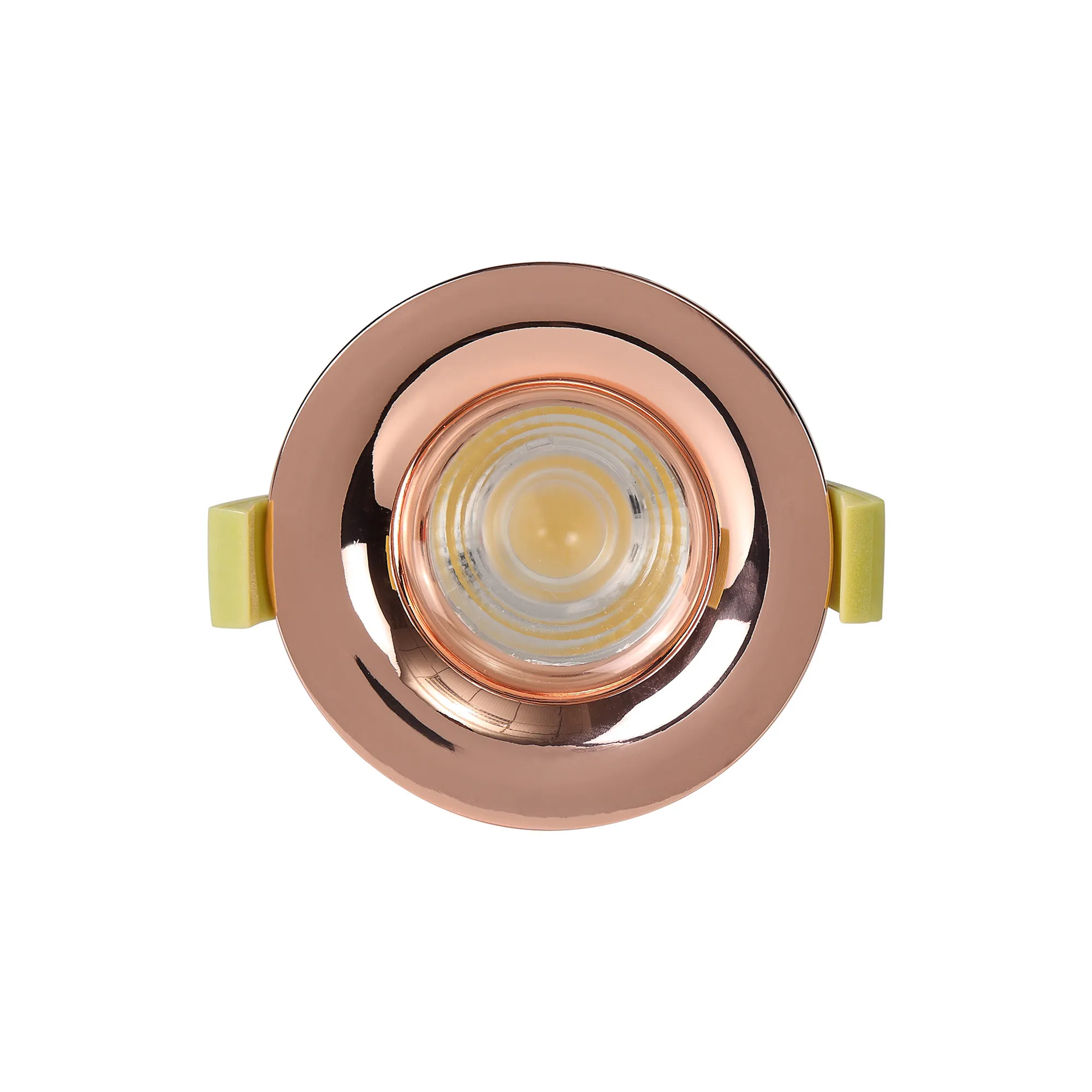 Bruve 10 Tridonic Powered 10W 2700K 710lm 36° CRI>90 LED Engine Rose Gold Fixed Round Recessed Downlight, Inner Glass cover, IP65 DM200810  Dlux Bruve 10 IP65